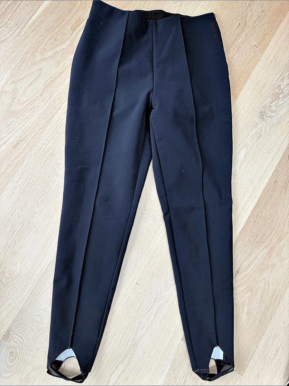Bogner Elaine Stirrup Black Ski Pants